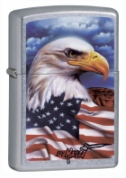 Zippo Claudio Mazzi Eagle Flag Lighter