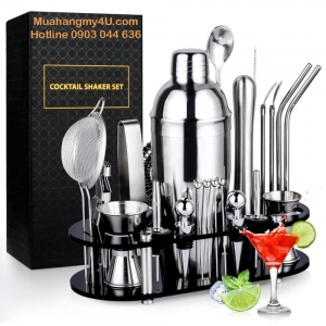 Prep & Savour 25 Piece Stainless Steel Bar Tool Set