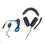 Sades Stereo 7.1 Surround Pro USB Gaming Headset with Mic Headband Headphone (White)