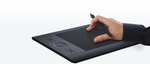 New! Wacom - Intuos Professional Pen and Small Touch Tablet - Black