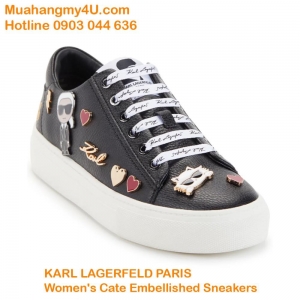 KARL LAGERFELD PARIS Women´s Cate Embellished Sneakers