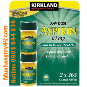 Kirkland Signature Low Dose Aspirin 81 mg., 365 Tablets