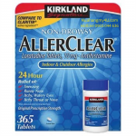 Kirkland Signature - Non-Drowsy AllerClear Antihistamine 10mg - 365 Tablets