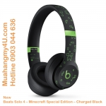 New! Beats Solo 4 – Minecraft Special Edition – Charged Black