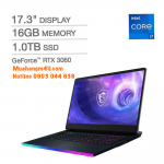 MSI GE76 Raider Gaming Laptop - 12th Gen Intel Core i7-12700H - GeForce RTX 3060 - 144HZ 1080p