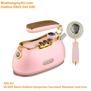 SALAV IS-900 Retro Edition Duopress Garment Steamer and Iron