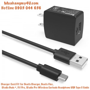 Charger Cord Fit for Beats Charger, Beats Flex, Studio Buds +, Fit Pro, Studio Pro Wireless Earbuds Headphone USB Type C Cable