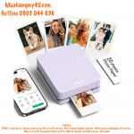 Nelko PP01 Instant Smartphone Photo Printer, Portable Mini Color Wireless Mobile Printer, Bluetooth Compatible with iOS & Android Devices, Purple