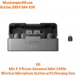 DJI Mic 3 2-Person Advanced Mini 2.4GHz Wireless Microphone System with Charging Case
