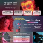 Shark CryoGlow Under-Eye Cooling+LED Anti-Aging and Skin Clearing Face Mask