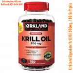 Kirkland Signature Krill Oil 500mg, 180 Softgels