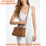 Michael Kors - Laila Small Studded Leather Satchel