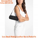 Michael Kors - Izzy Small Pebbled Leather Barrel Pochette
