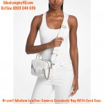 Michael Kors - Bryant Medium Leather Camera Crossbody Bag With Card Case