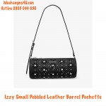Michael Kors - Izzy Small Pebbled Leather Barrel Pochette