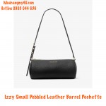 Michael Kors - Izzy Small Pebbled Leather Barrel Pochette
