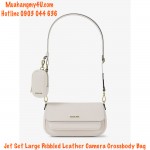 Jet Set Travel Small Pebbled Leather Crossbody Bag With Pouch