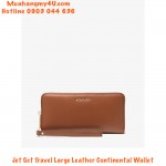 MICHAEL MICHAEL KORS Jet Set Travel Large Leather Continental Wallet