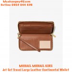 MICHAEL MICHAEL KORS Jet Set Travel Large Leather Continental Wallet