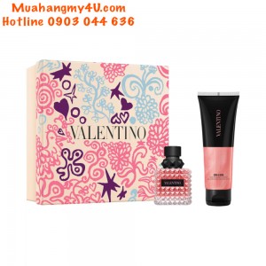 Valentino 2-Piece Donna Born in Roma Eau de Parfum and Shimmer Gift Set