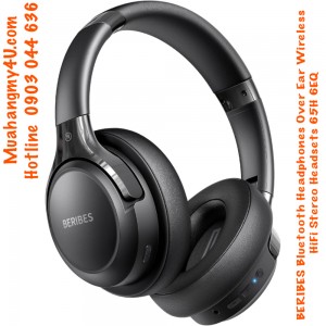 BERIBES Bluetooth Headphones Over Ear Wireless HiFi Stereo Headsets 65H 6EQ