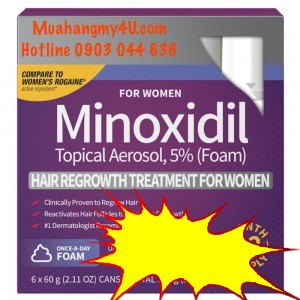 Women´s Minoxidil by Perrigo Hair Regrowth Treatment 2.11 fl oz, 6-pack