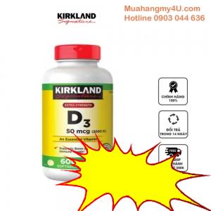 Kirkland Signature -  Extra Strength D3 50 mcg., 600 Softgels