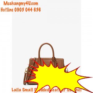Michael Kors - Laila Small Studded Leather Satchel