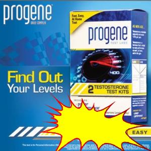 Progene® Test Labs, 2 Testosterone Test Kits