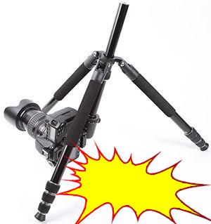 Dolica Proline 65" Aluminum Traveler Tripod with Ball and Pan Head