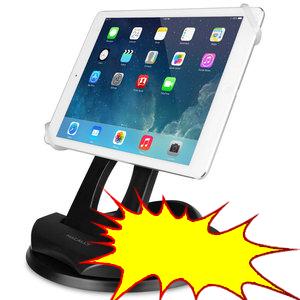 2-In-1 Swivel Desk Stand & Hand Strap Holder for iPad/Tablet