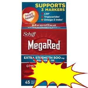 MegaRed Extra Strength Omega-3 Softgels - 45 Count