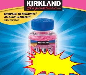 Diphenhydramine HCI 25 Mg - Kirkland Brand - Allergy Medicine and Antihistamine - 600 Count