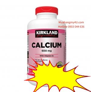 Kirkland Signature Calcium 600 mg. with Vitamin D3, 500 Tablets