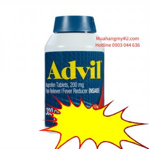 Advil Pain Reliever and Fever Reducer, Ibuprofen 200Mg for Pain Relief - 300 Coated Tablets