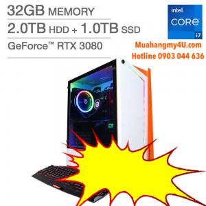 CyberPowerPC Xtreme Gaming Desktop - 11th Gen Intel Core i7-11700KF - GeForce RTX 3080, White
