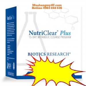 Biotics Research NutriClear Plus, Box